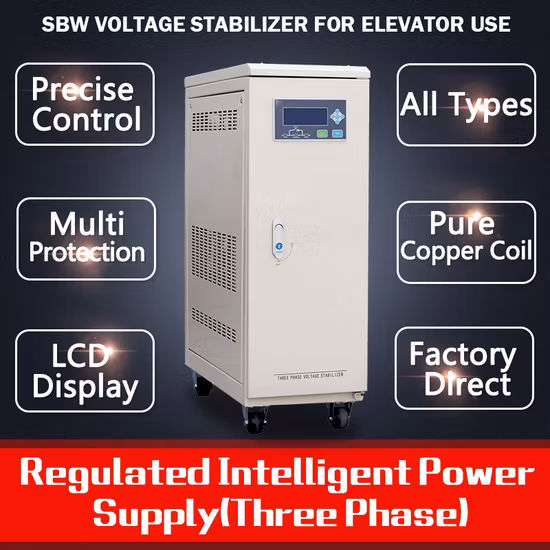 30 kVA Three Phase Voltage Stabilizer for Elevator Specific