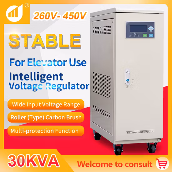 30 kVA Three Phase Voltage Stabilizer for Elevator Specific